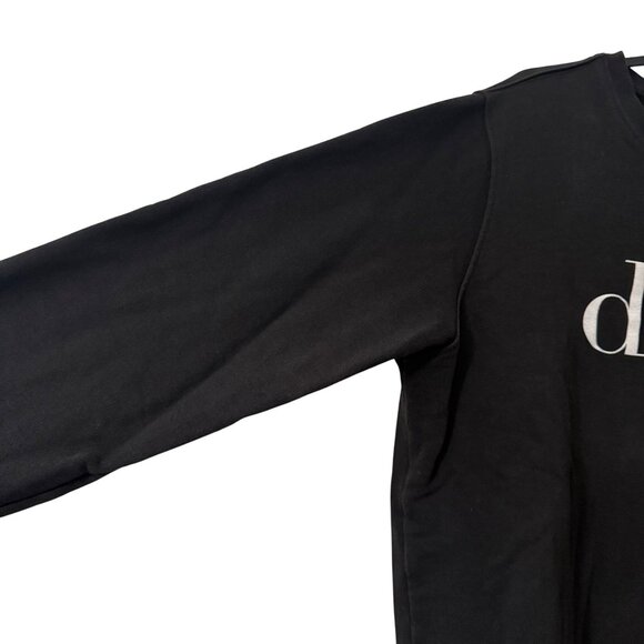 Detroit Est Le Nouveau Noir French Det Black Sweatshirt Womens 2XLarge - Picture 3 of 5